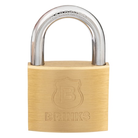 Brinks Keyed Different Padlock, Brass, 40mm, High Security 171-40001